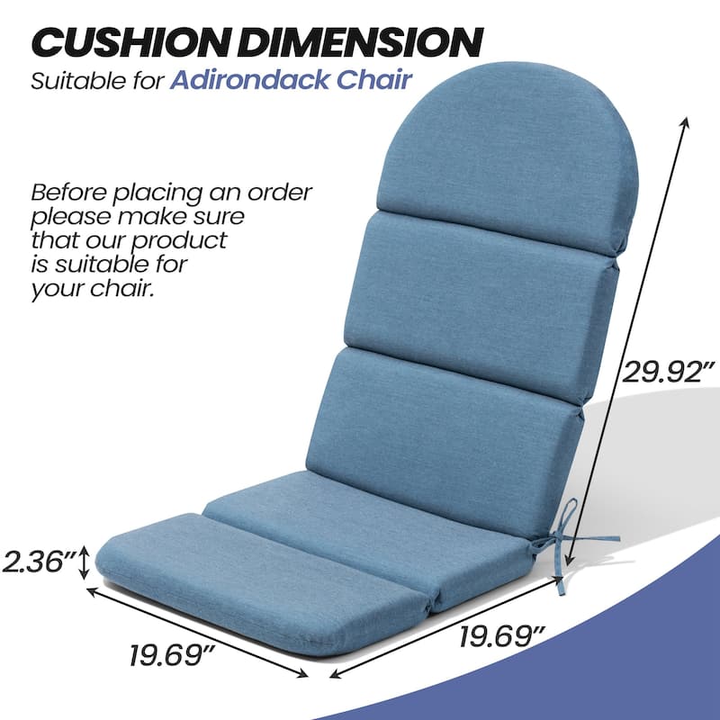 Outdoor Adirondack Chair Cushion Sunbrella Patio Chair Pad