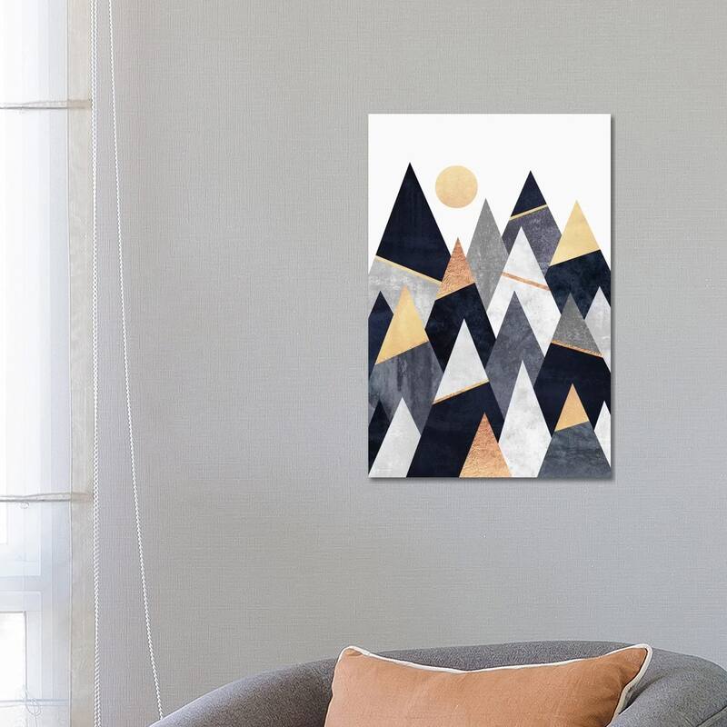 iCanvas "Fancy Mountains" by Elisabeth Fredriksson Canvas Print - 26x18x1.5