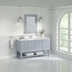 preview thumbnail 38 of 56, James Martin Vanities Breckenridge 60" Single Vanity, Serenity Blue