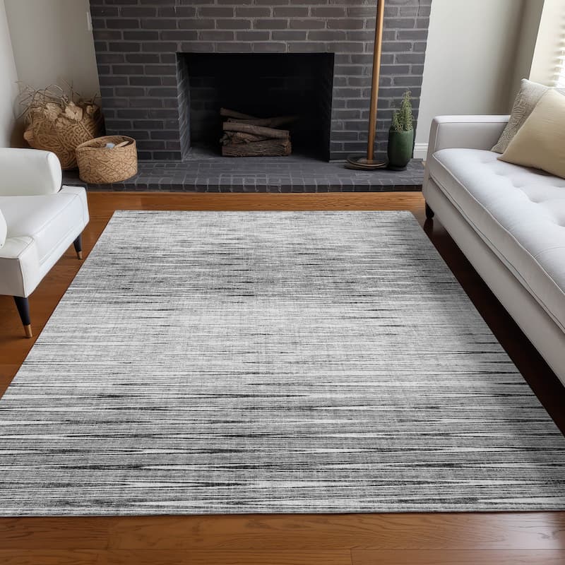 Premium Washable Super Soft Ombre Mayfield Rug - Gray - 8' x 10' - Rectangle