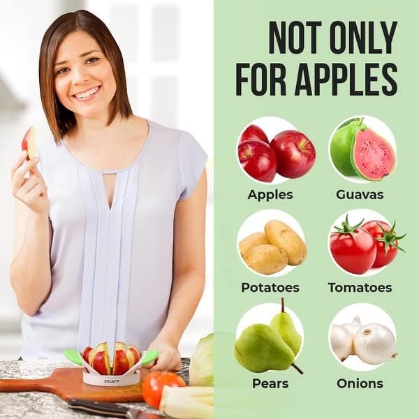 Zulay Kitchen 8 Blade Apple Slicer and Corer On Sale Bed Bath
