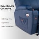preview thumbnail 14 of 44, Mcombo Electric Power Recliner Chair with Massage and Heat,USB Charge Ports,Side Pockets and Cup Holders,Faux Leather 7050