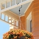 preview thumbnail 4 of 3, Achla Designs Set of 2 Double Ended Extender Hangers with Wide Hook, 12 Inch Tall, Black Powder Coat Finish
