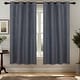 preview thumbnail 43 of 44, Superior Nyan 100% Blackout Grommet Curtains, Set of 2 Panels