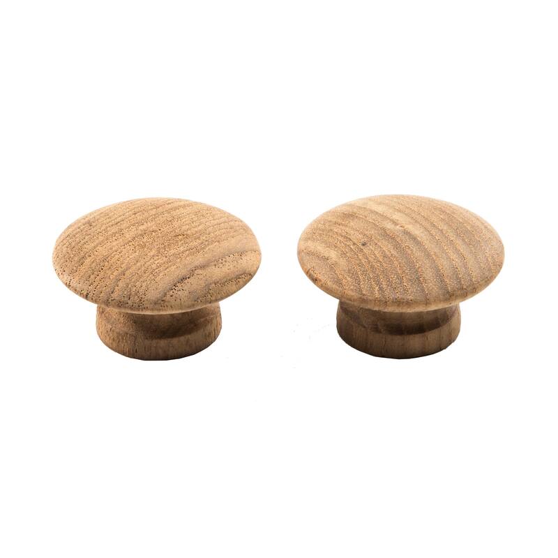 Teak Round Drawer Knob