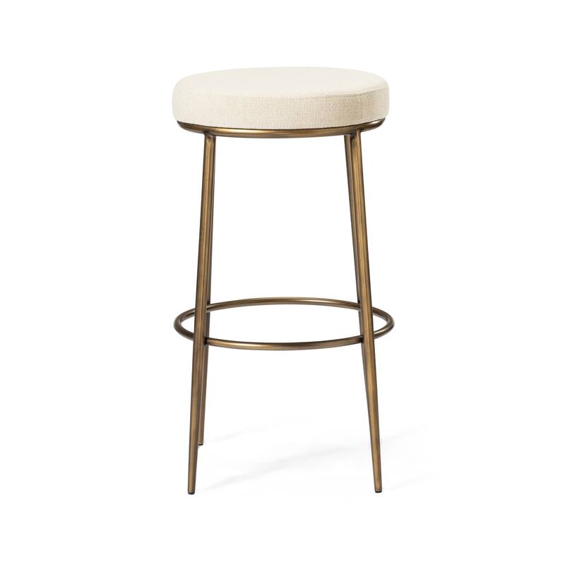 Maven Lane Stella Metal Kitchen Dining Stool