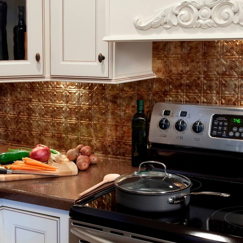 FASÄDE Traditional Style 6 Decorative Vinyl Backsplash Panel