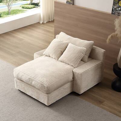 Stylish Corduroy Upholstered Sleeper Sofa Bed Daybed for Living Room or Bedroom