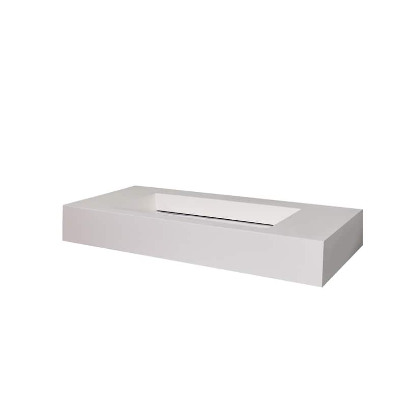 Audrey 36" - 72" Solid Surface Bathroom Vanity Top