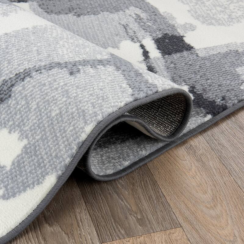World Rug Gallery Contemporary Abstract Design Area Rug