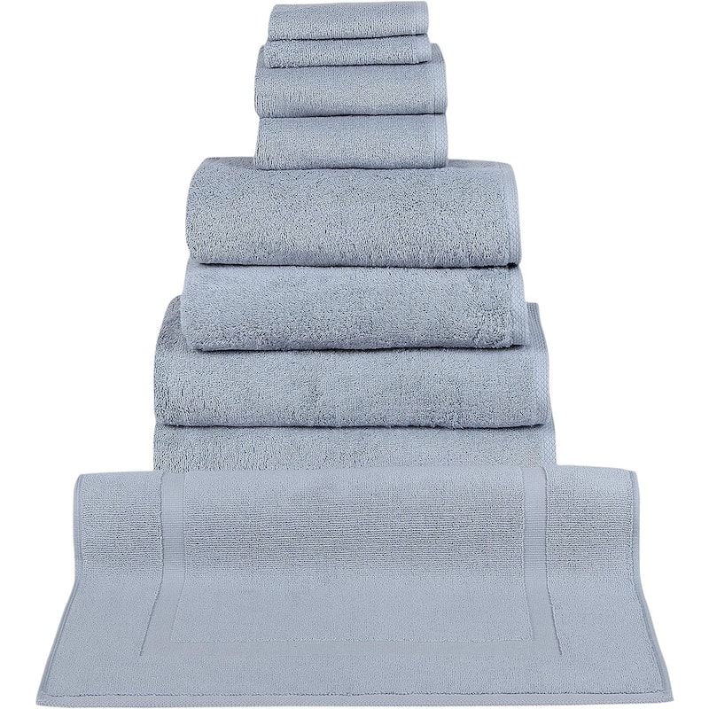 CTT %100 Turkish Cotton Towel Set 8 or 9 Pcs Quick Dry and Absorbent
