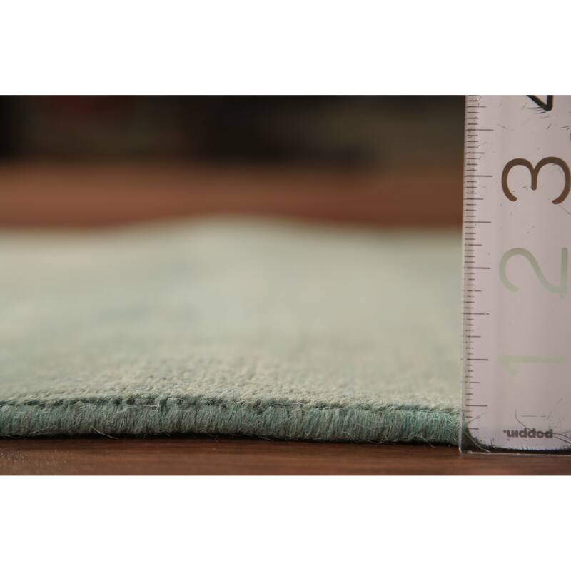 Modern Gabbeh Oriental Rug Handmade Solid Contemporary Wool Carpet - 2'6" x 4'0"