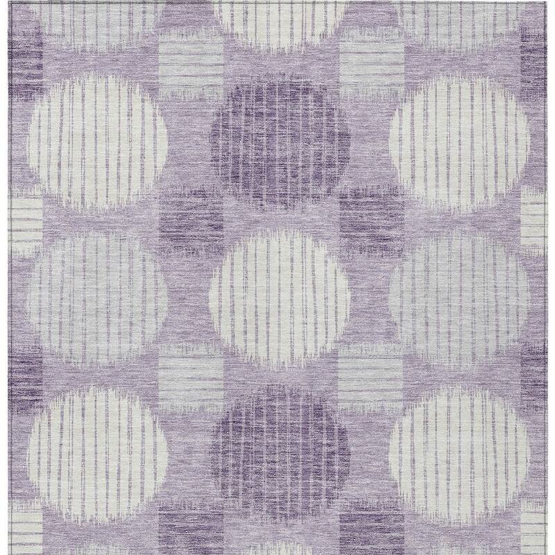 HomeRoots Geometric Transitional Rectangle Outdoor Rug