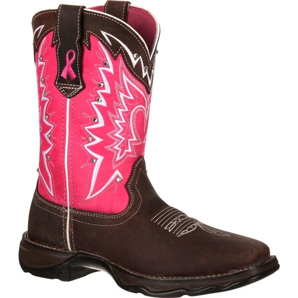 women's pink western boots