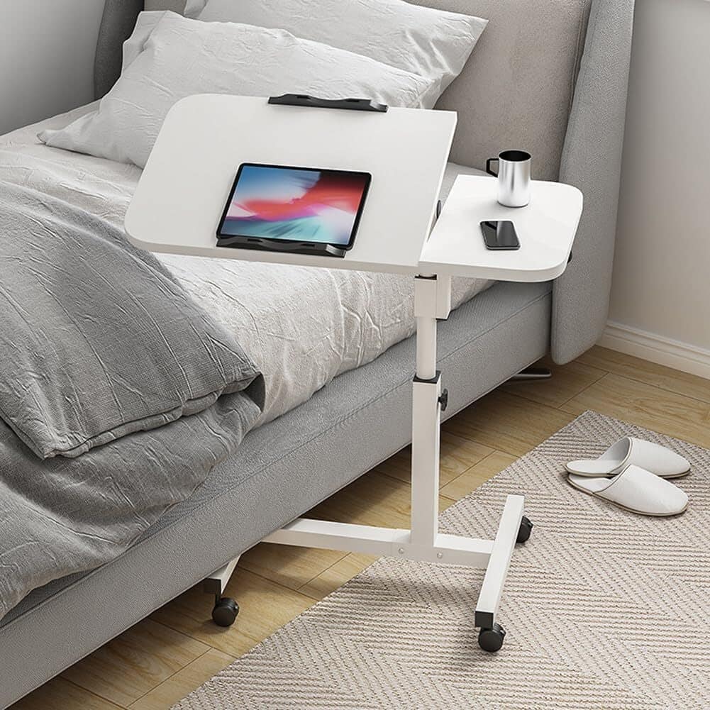 Height Adjustable Mobile Laptop Computer Table, Desk