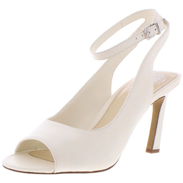 vince camuto white heels