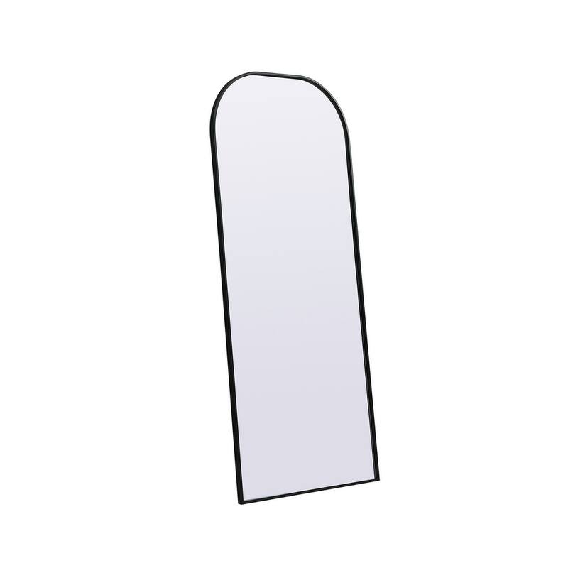Indigo Home Metal Frame Arch Full Length Mirror 28x66 Inch