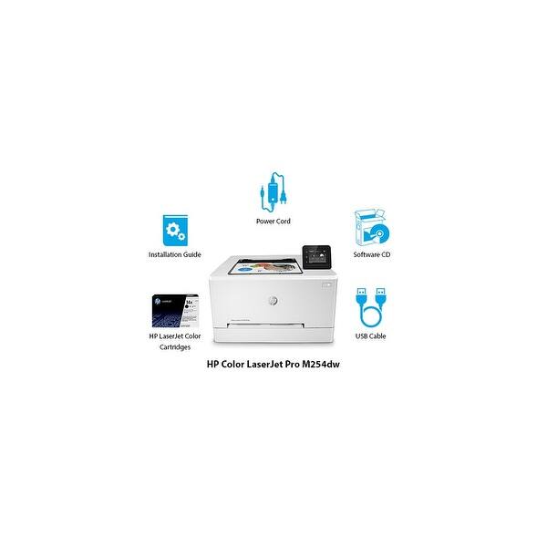 Shop Hp Color Laserjet Pro M254dw Laser Printer Overstock 18801291