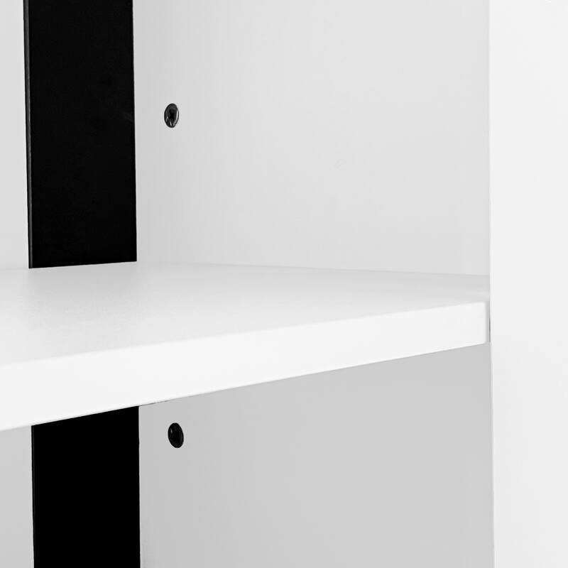 Sleek Entertainment Center with Electric Fireplace & Storage, High Gloss TV Console for 78" TV