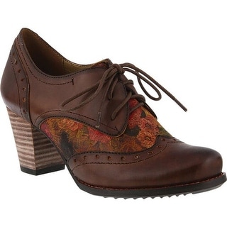 Shop L Artiste By Spring Step Women S Marivel Derby Oxford Brown