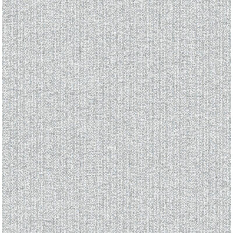A-Street Prints Lawndale Blue Textured Pinstripe Wallpaper