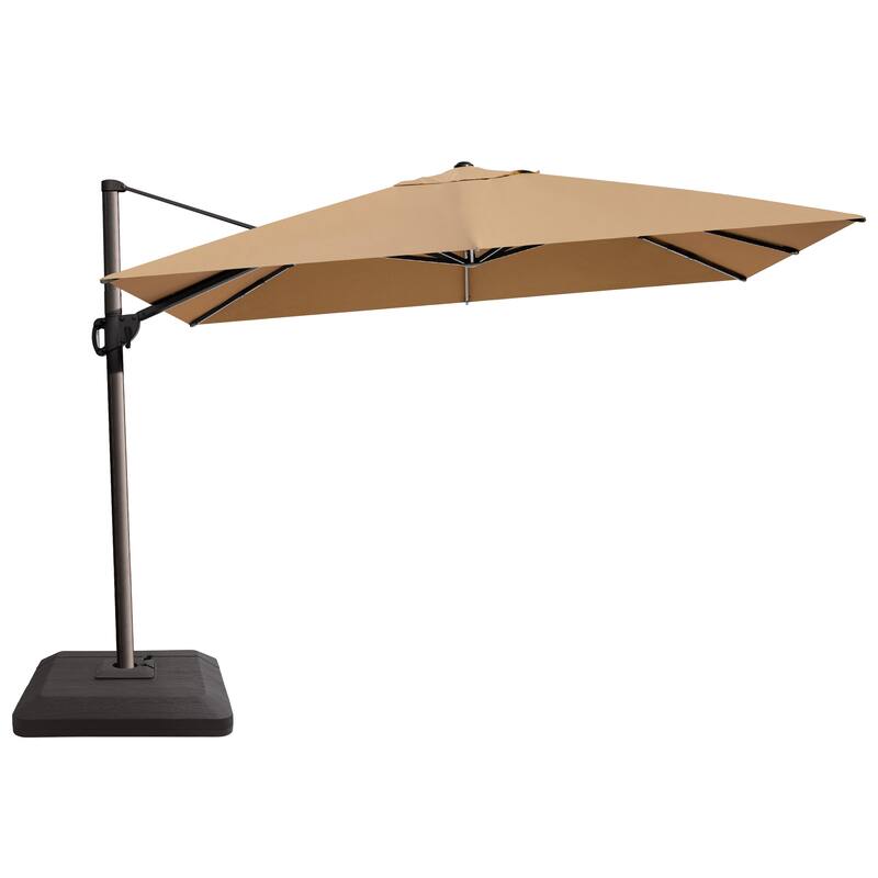 9 x 12 ft Outdoor Shade Patio Cantilever Offset Umbrella, Base Included