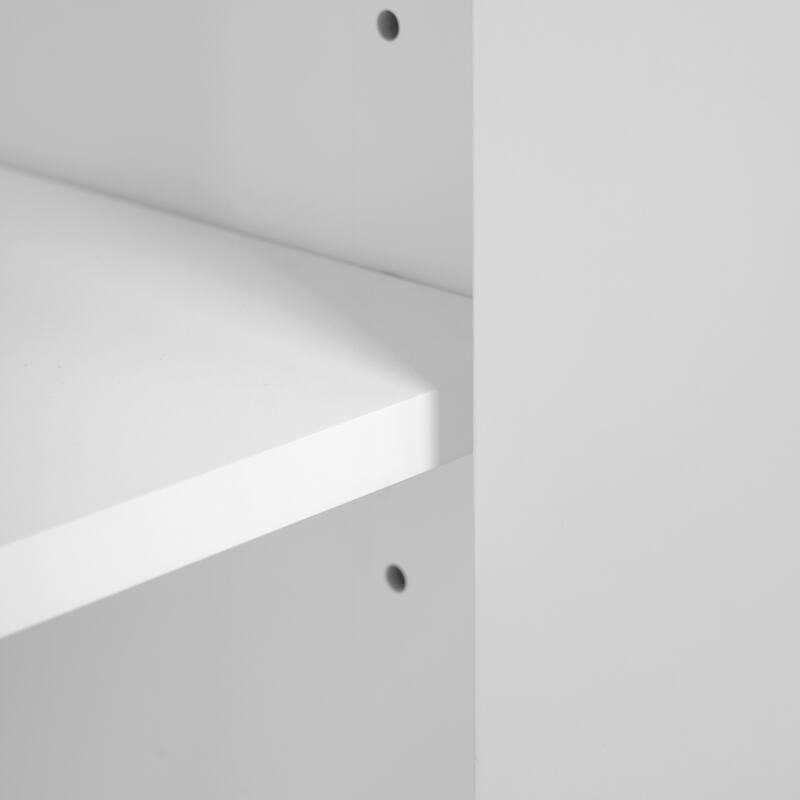 Modern Bathroom Vanity with Ceramic Sink and Abundant Storage Options