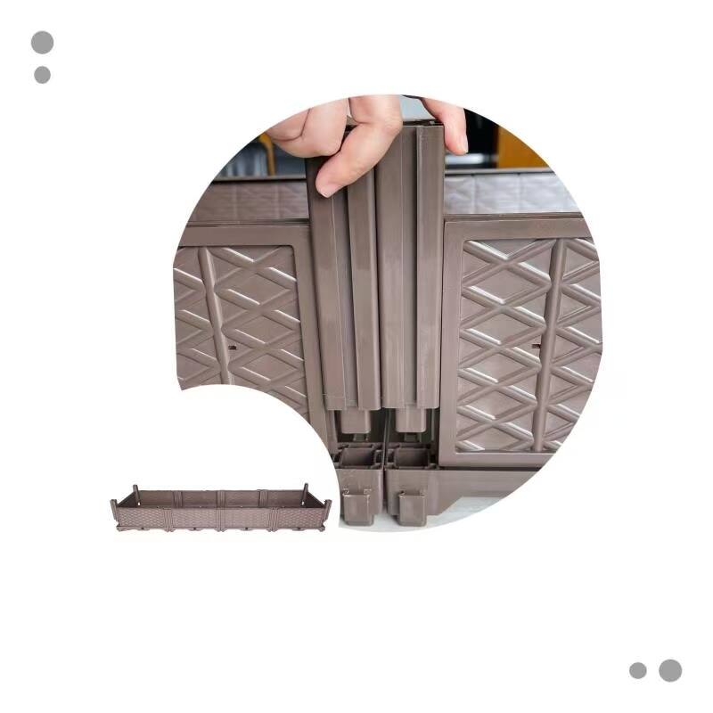 Garden Planter Box with Drainage Tray for Balcony Patio Porch Living