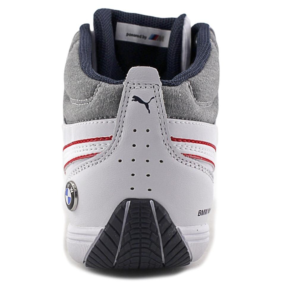 Shop Puma Bmw Ms Future Cat M1 Men Round Toe Leather White