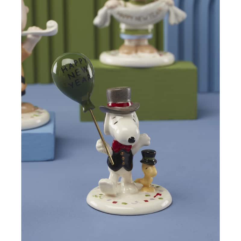 Lenox PEANUTS 5-piece Happy New Year 5-piece Figurine Set by Lenox
