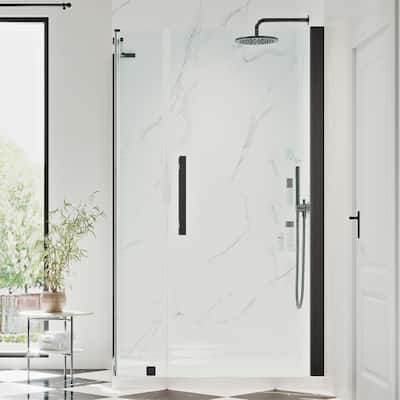 Endless Pasadena Corner and Base 40" W x 74 3/4" H Black