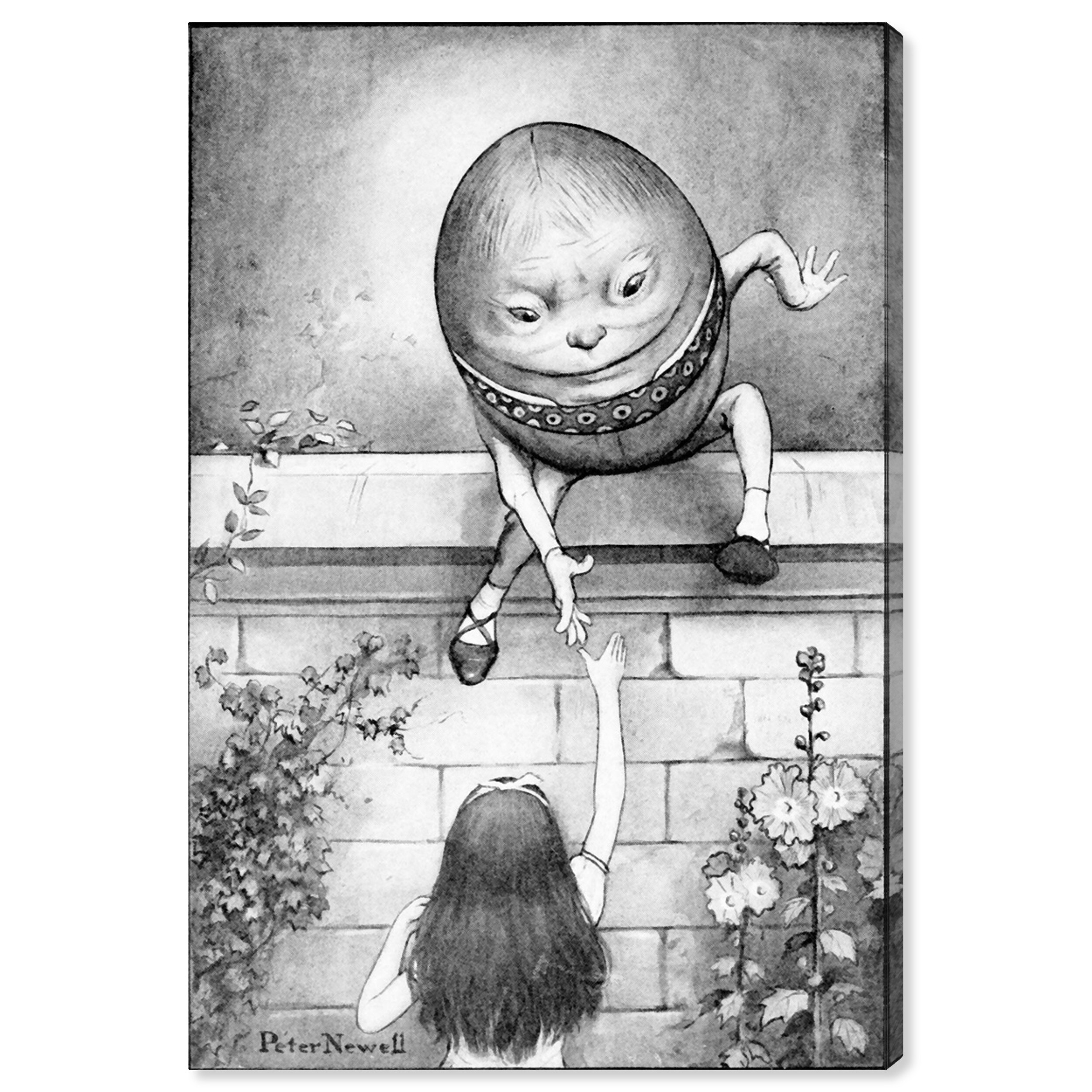 Oliver Gal 'Helping Alice' Fantasy and Sci-Fi Wall Art Canvas