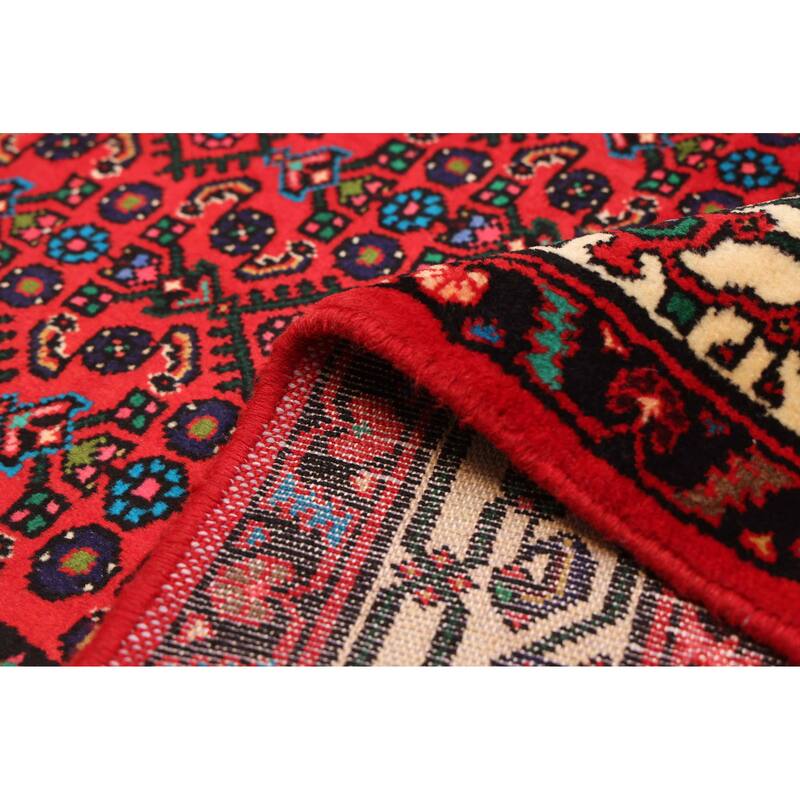 ECARPETGALLERY Hand-knotted Andelz Red Wool Rug - 3'5 x 5'2