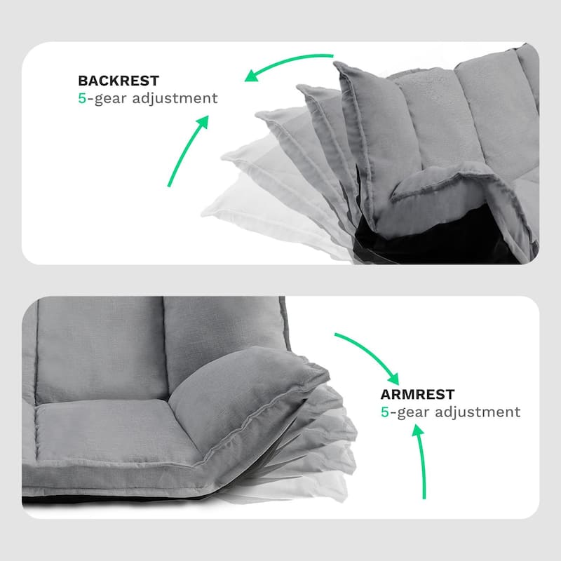 Cute Lazy Sofa Futons Sets Folding Sofa Bed Adjustable Sofa TV Floor Couch
