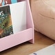 SoBuy Kids Bookcase - 4-Tier Storage Shelf For Nursery, Playroom (White)