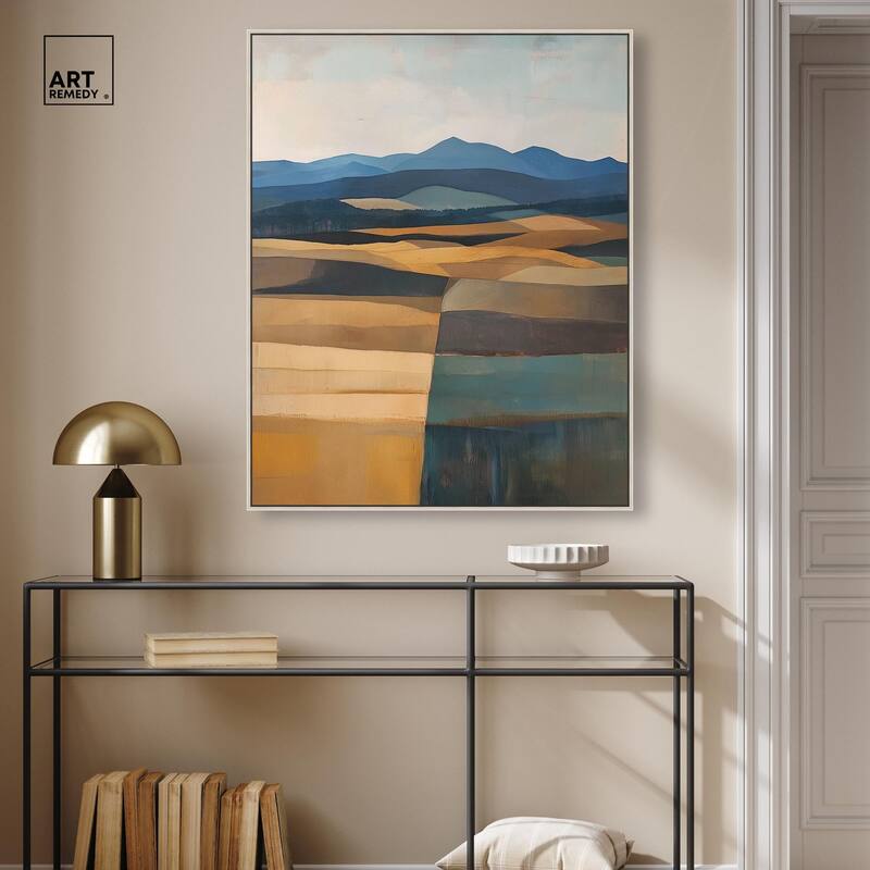 Clash of Shades Canvas by Art Remedy