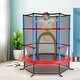 preview thumbnail 2 of 8, Gymax 55'' Trampoline for Kids Toddler Recreational Trampoline w/