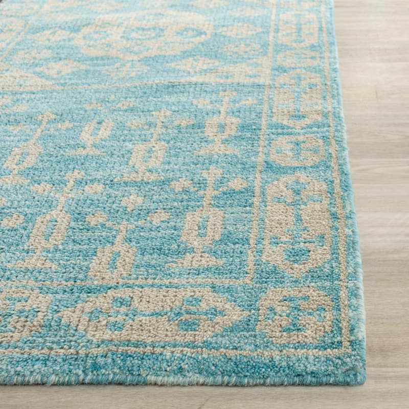 SAFAVIEH Hand-knotted Kenya Ma'Anit Southwestern Tribal Wool Rug