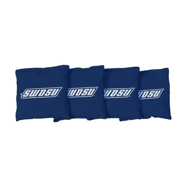 slide 2 of 3, Blue Southwestern Oklahoma State Bulldogs Cornhole Bags All-Weather Resin Filled