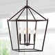 preview thumbnail 73 of 198, Marion Lantern Metal LED Pendant, by JONATHAN Y 16" - Oil Rubbed Bronze