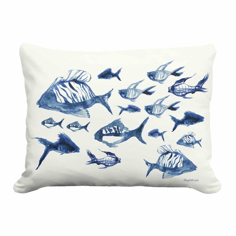 Magnolia Casual Outdoor Pillow Underwater Ballet 19x24