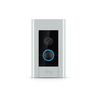 Ring Certified Refurbished Video Doorbell Elite - silver - Bed Bath ...