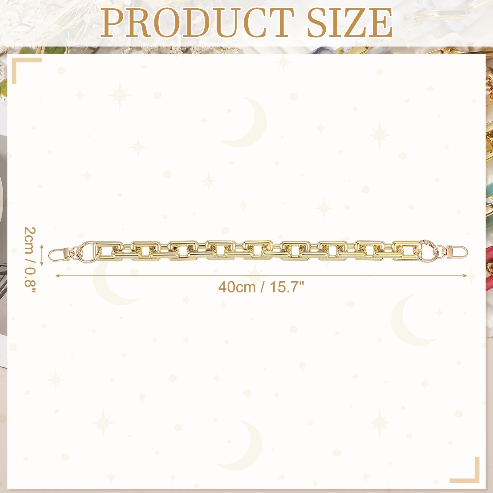 Purse Chain Strap, Strap Replacement for Handbag