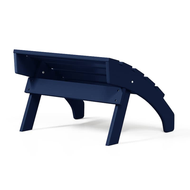 Polytrends Altura Outdoor Adirondack Folding Ottoman
