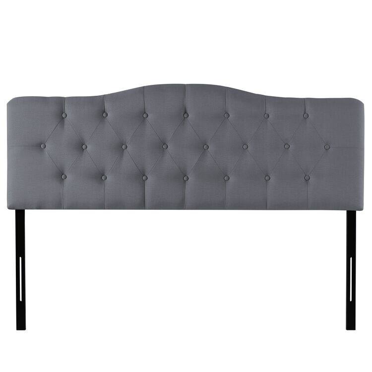 Cecilia Button Tufted Upholstered Headboard, Height Adjustable Headboards,Bed Backboard Premium Padded Fabric Headboard