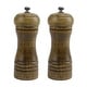 Salt And Pepper Grinder Wooden Mills Dispenser W Adjustable Coarseness 