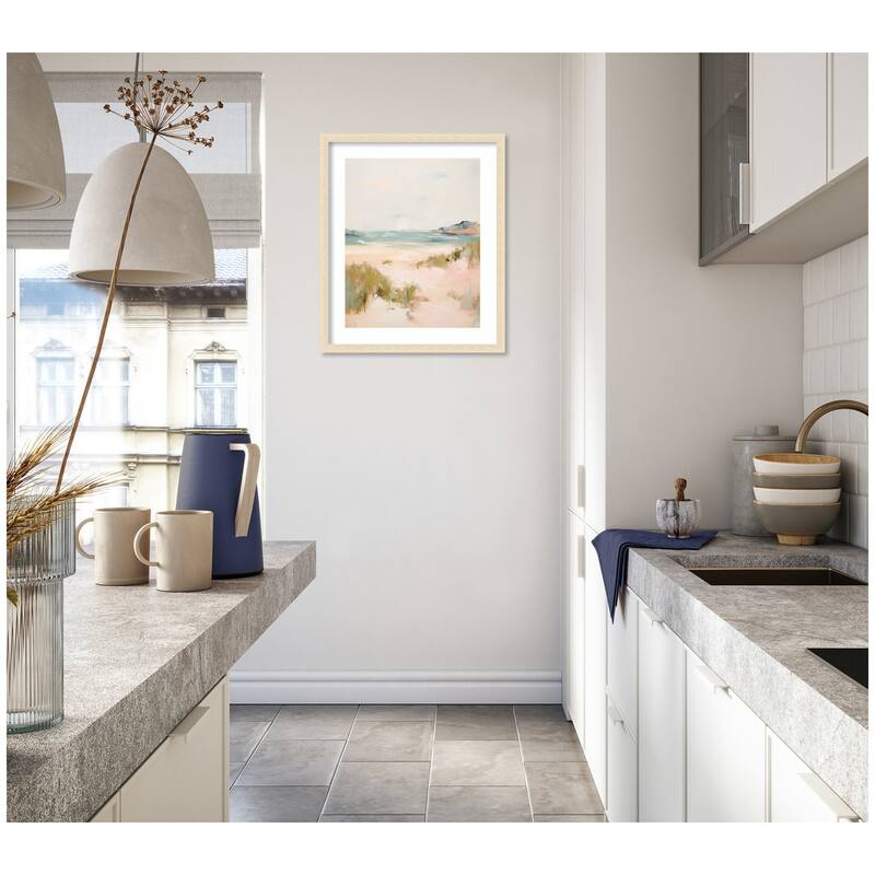 Kate and Laurel Tranquil Landscape V expansion by Amy Lighthall Framed Wall Art Print