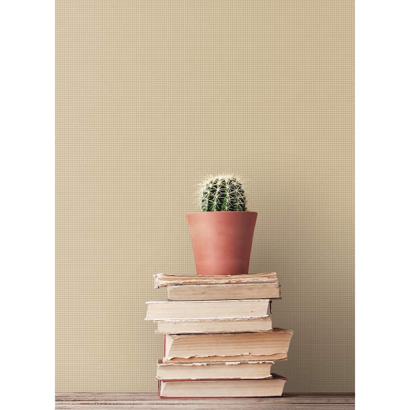 Galerie Wallcoverings Miniatures 2 Gingham Check Design Vinyl on Non-woven Matte Wallpaper Roll