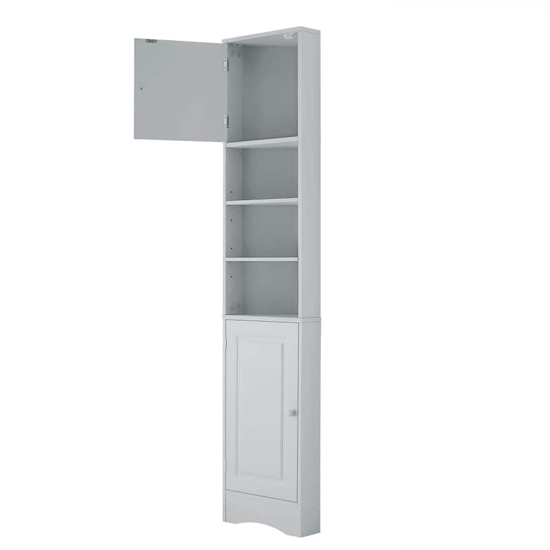 Corner Cabinet Tall Bathroom Storage Cabinet