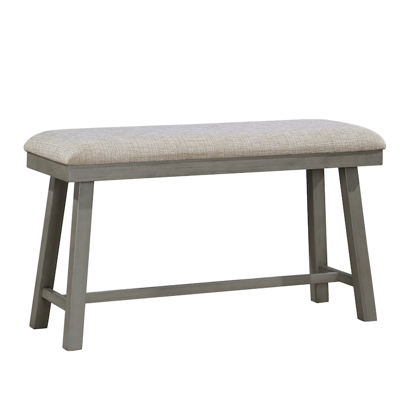 Counter Height Bench Foam Cushioned Seat